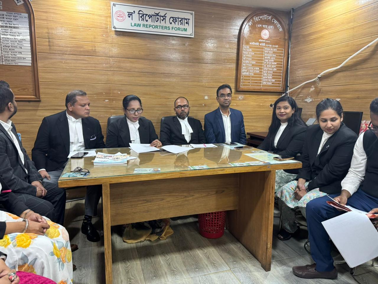 ল’ রিপোর্টার্স ফোরামে সংবাদ সম্মেলন